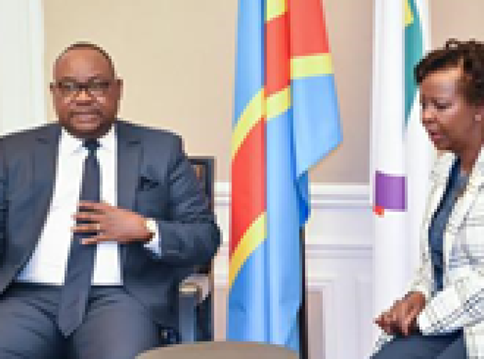 Tête-à-tête Mazenga, Kwandja et Kangila avec la SG Mushikiwabo, Paris : les préparatifs des 9èmes Jeux de la Francophonie en RDC prennent une vitesse de croisière