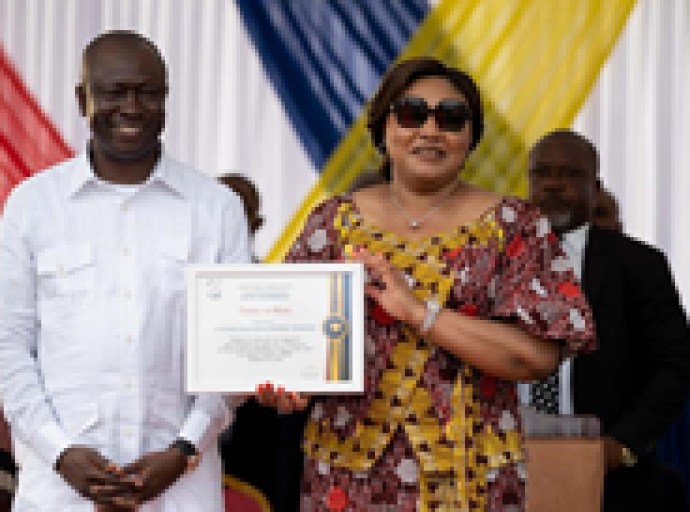 Mois de la Femme : Denise Nyakeru Tshisekedi communie avec les femmes de l'UDPS