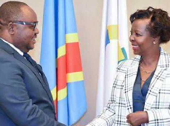 IXès Jeux de la Francophonie : Isidore Kwandja obtient le soutien de Louise Mushikiwabo