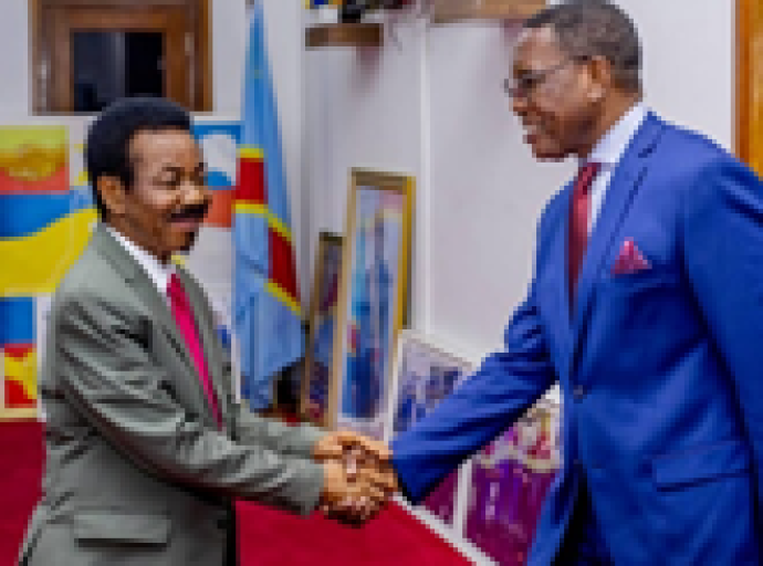 Après l’annonce de son adhésion à l’Union sacrée, RDC : André-Alain Atundu chez Mboso