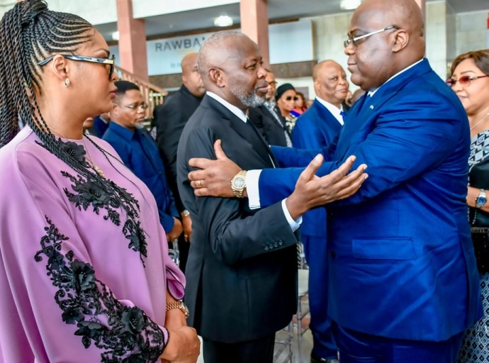 L’UNC et le couple Vital Kamerhe réconfortés, Félix Tshisekedi a rendu un dernier hommage à l'Honorable John Ntumba !