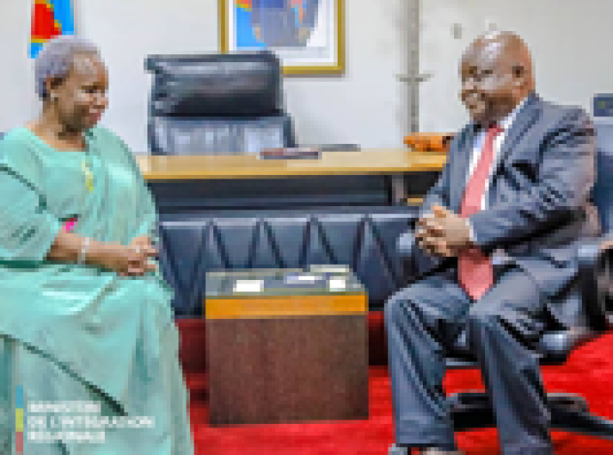 Paix durable dans l’Est de la RDC : Mbusa et Bintou Keita se lancent dans la recherche des solutions