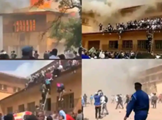 Kolwezi : une trentaine d’élèves et enseignants piégée dans un grave incendie au lycée Mwanga