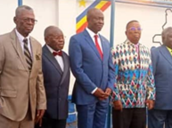 Augustin Kabuya a reçu les quatre Fondateurs Historiques de l'Udps