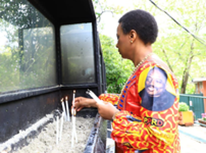 En pèlerinage à Ephèse, en Turquie : Marie Olive Lembe Kabila visite la maison familiale de la Sainte Vierge Marie