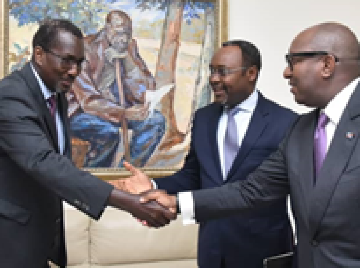 RDC : Sama Lukonde reçoit Albert Zeufack et sa délégationRDC : Sama Lukonde reçoit Albert Zeufack et sa délégation
