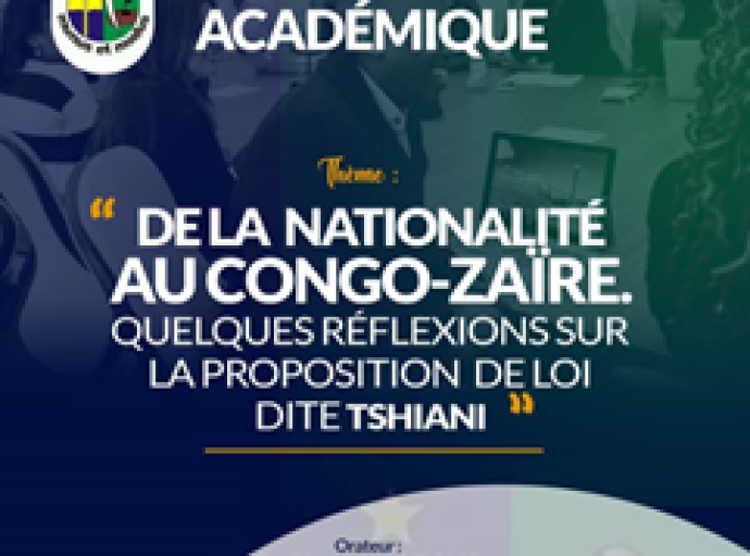 L’Ifasic réfléchit sur la proposition de loi dite Tshiani