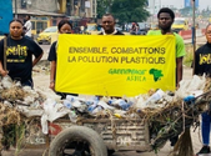 Kinshasa : l’ONG Greenpeace Afrique se lance dans les travaux de la salubrité urbaine