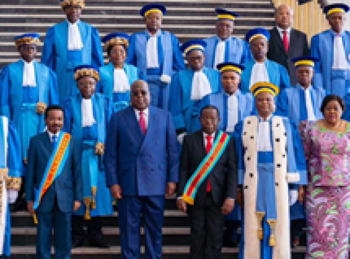 Cour Constitutionnelle : quatre hauts magistrats prêtent serment devant Félix Tshisekedi