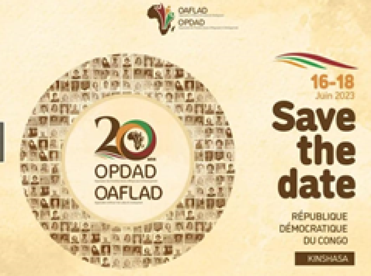 La RDC accueille le 20èmeanniversaire de l'OPDAD