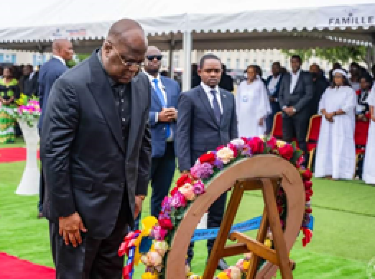 RDC : Félix Tshisekedi rend un dernier hommage au Docteur Gérard Kabamba