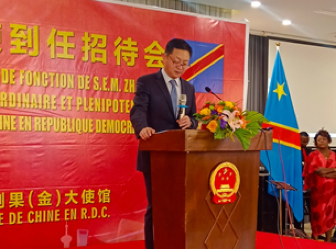 Coopération élevée au niveau global et stratégique, RDC-Chine : Zhao Bin promet d’œuvrer à la matérialisation du consensus dégagé dans la Déclaration Commune entre Félix Tshisekedi et Xi Jinping