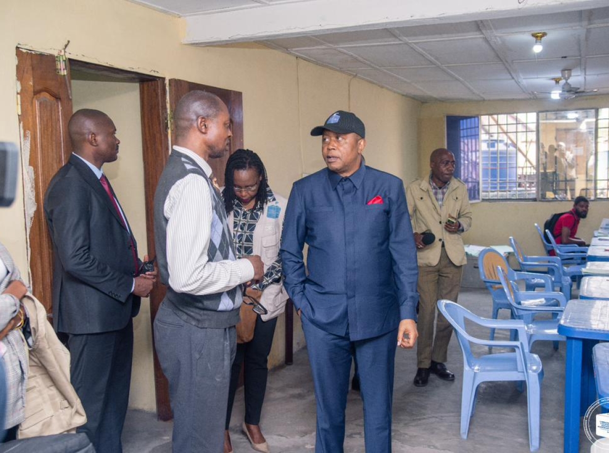 Visite des BRTC situés dans les antennes de N'Djili et Kalamu, Denis Kadima : «Nous n'irons pas au-delà du 23 juillet 2023 et il n'y aura pas de système de jetons»