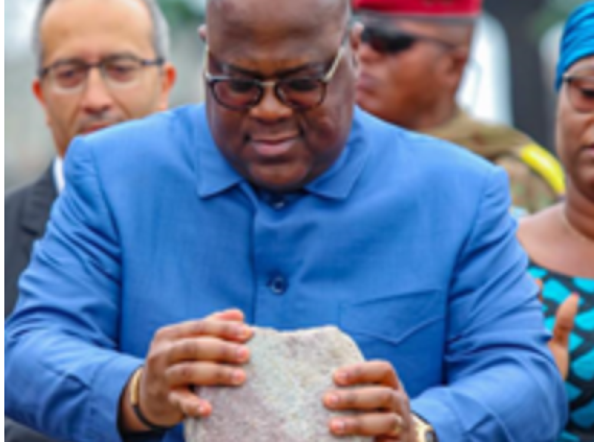 Construction du Centre des ressources Musala, Institut Agricole de Mombele : Félix Tshisekedi donne le go des travaux