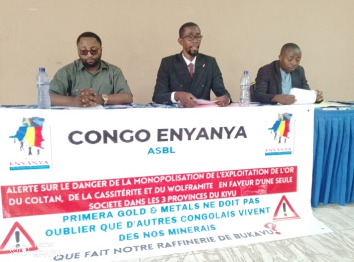 Ça sent le roussi dans le secteur minier aux Kivu, L'Asbl Congo Enyanya alerte sur le risque de monopolisation par une seule entreprise