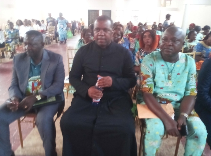 5 ans du groupe Saint Michel Archange/Cathédrale Notre Dame du Congo, L’Abbé Stéphane Muzie met l’accent sur l’importance des anges chez l’homme et au sein de l’Eglise