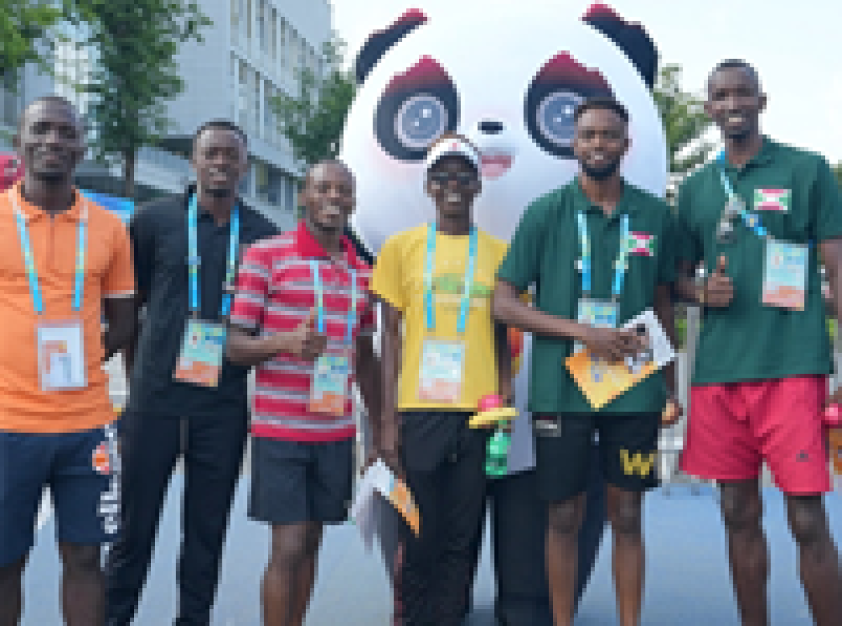 Jeux Mondiaux Universitaires de la FISU Chengdu : Interview de la délégation du Burundi