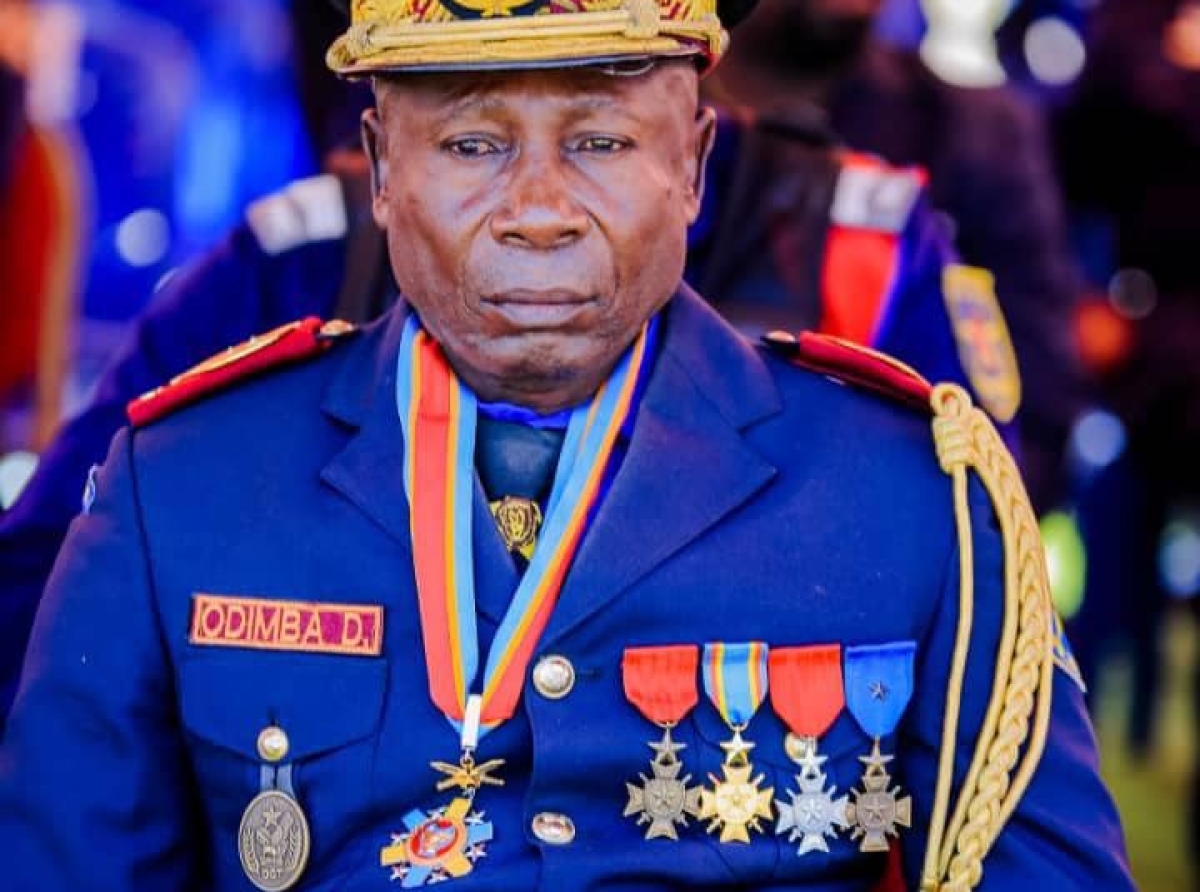 Commissaire Divisionnaire, Dieudonné Odimba Okito : le nouveau Commissaire provincial de la Police Nationale Congolaise du Haut-Katanga