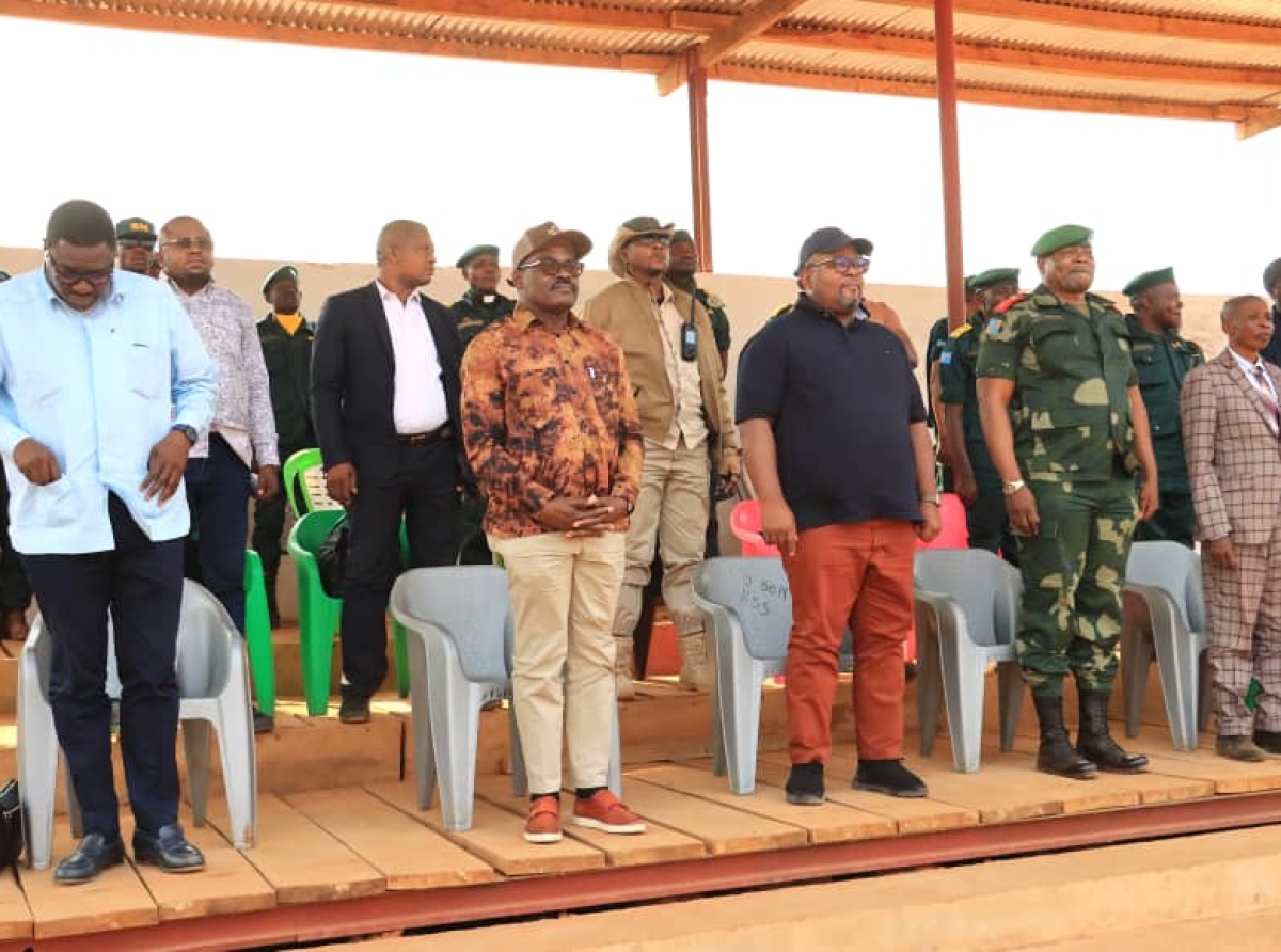 Kanyama Kasese : Nicolas Kazadi et Aimé Boji félicitent Félix Tshisekedi pour les réalisations exceptionnelles du Service National