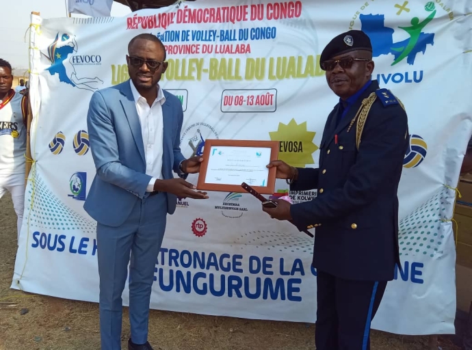 Lualaba : Armel Mbumba invite le Gouvernement Provincial à soutenir le volley-ball