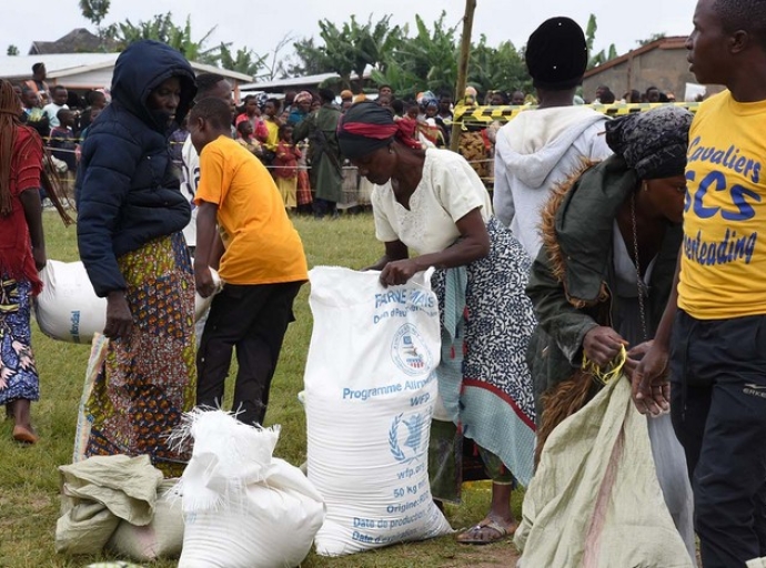 Sécurité Alimentaire à Oicha : le PAM assiste 109 000 déplacés à vivres à travers la Caritas Butembo-Beni