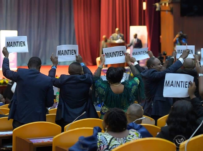 Table ronde sur l'état de siège : le Rapport présenté à Félix Tshisekedi 