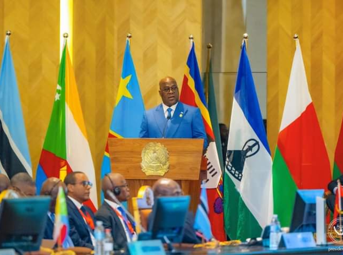 Efforts de neutralisation des activités du groupe terroriste M23, 43e Sommet de la SADC : Félix Tshisekedi salue la solidarité des Etats membres