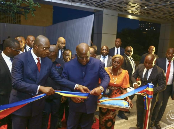 Félix Tshisekedi a inauguré l’Hôtel Hilton Kinshasa