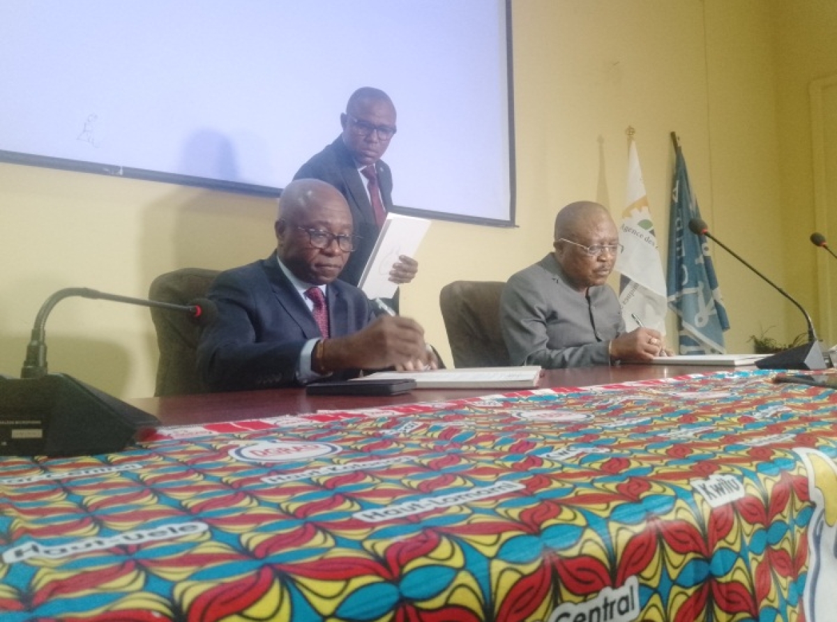 En vue de veiller à la sécurité des recettes de l’Etat, RDC : l’AZES et la DGRAD signent un protocole d’accord
