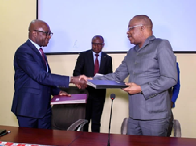 Signature du protocole d’accord , RDC : la DGRAD et l’AZES s’engagent à assurer l’encadrement des recettes non fiscales de l’Etat