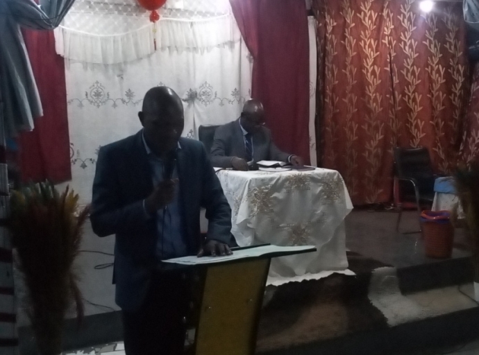 Fin de la Conférence de délégués à l’Eglise Evangélique de la Vision Chrétienne : L’Apôtre Christ-Pain Kalombo investit le Pasteur Crispin Bakalo en qualité Evêque de la branche évangélique de Kinshasa
