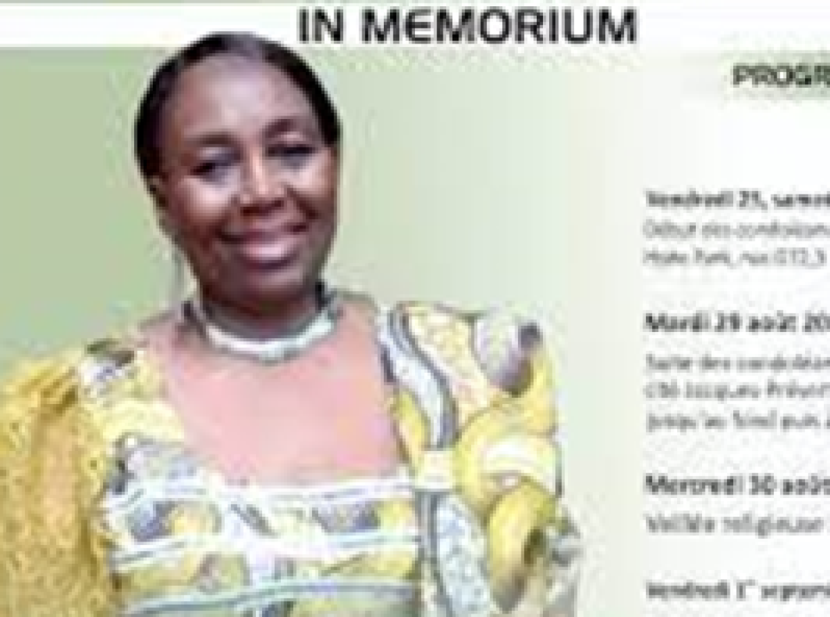 Apolline Musengeshi Musau a eu droit aux hommages dignes à Abidjan en Côte d’Ivoire