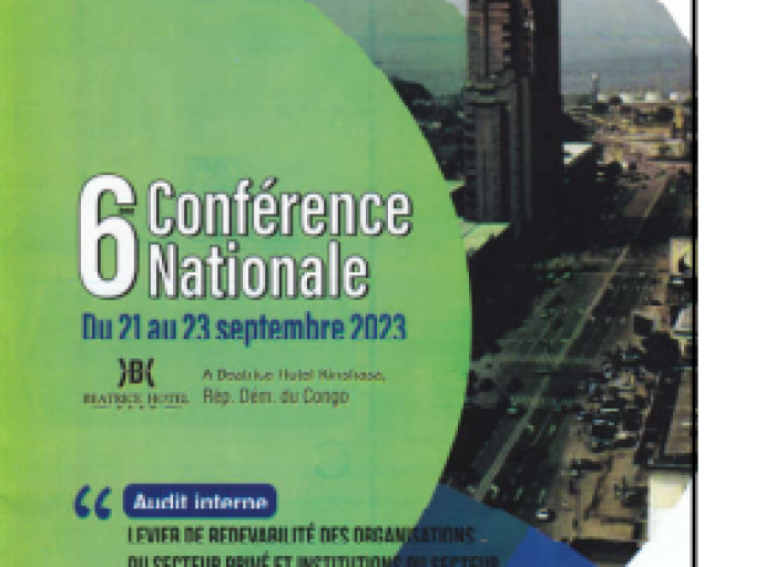 Du 21 au 23 septembre 2023 à Béatrice HôtelL’IIA Congo annonce la tenue de sa 6ème Conférence Nationale !