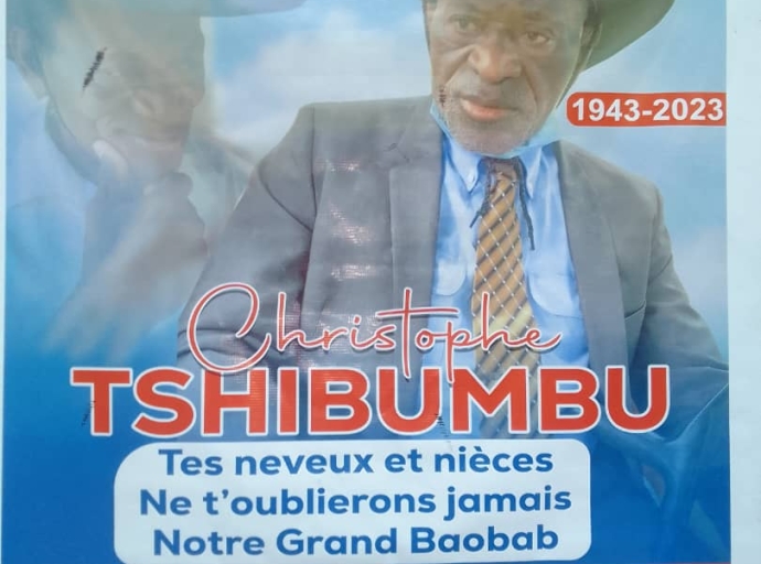 Grand hommage à Christophe Tshibumbu wa Katanda !