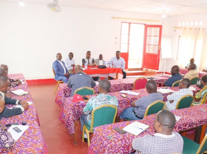 Sud-Kivu : visite de solidarité du Secrétaire Exécutif de la Caritas Congo Asbl à la Caritas Uvira
