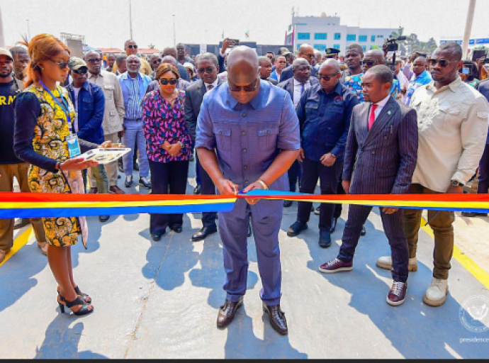 Inauguration du nouveau poste douanier modernisé, Kasumbalesa : une nouvelle œuvre signée Félix Tshisekedi, la DGDA et Trafigo SARL !