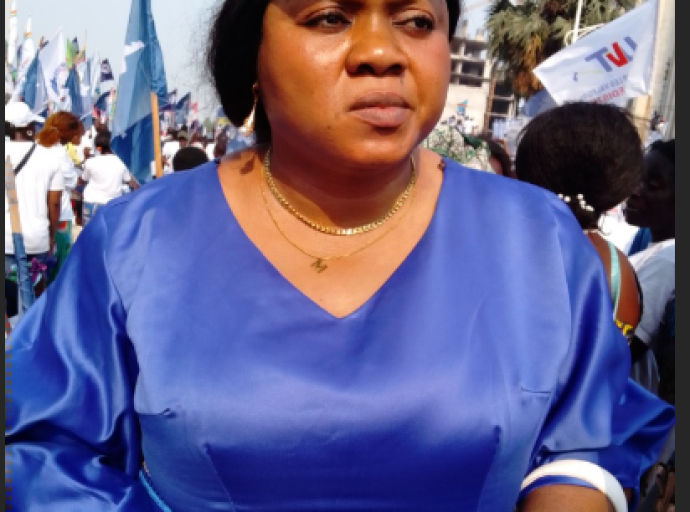 Présente lors du plus attendu dépôt de candidature, UVT : Clarisse Baby Mwika pour la réélection de Félix-Antoine Tshisekedi à la magistrature suprême