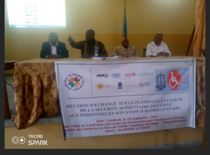 Droit à la sécurité alimentaire des PVH, FENAPHACO : Me Patrick Pindu saisit les agences du système des Nations Unies