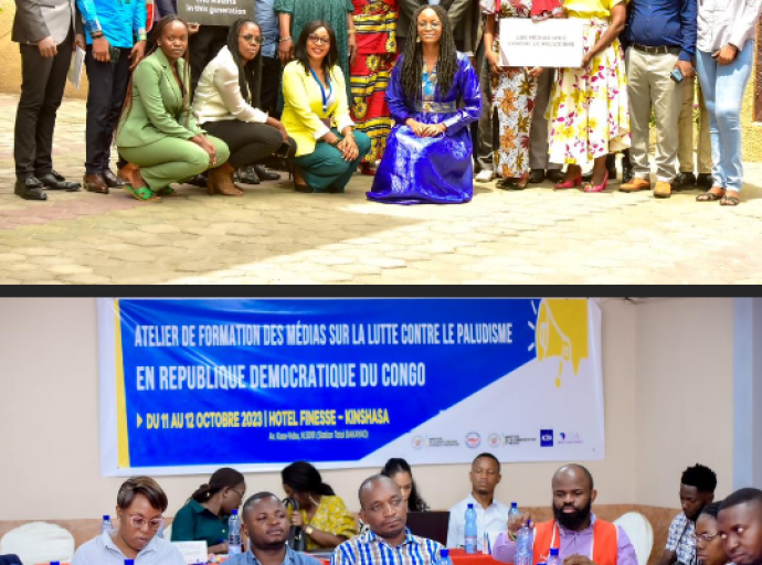 Kinshasa : une vingtaine de journalistes formés sur les stratégies et normes de la lutte contre le paludisme