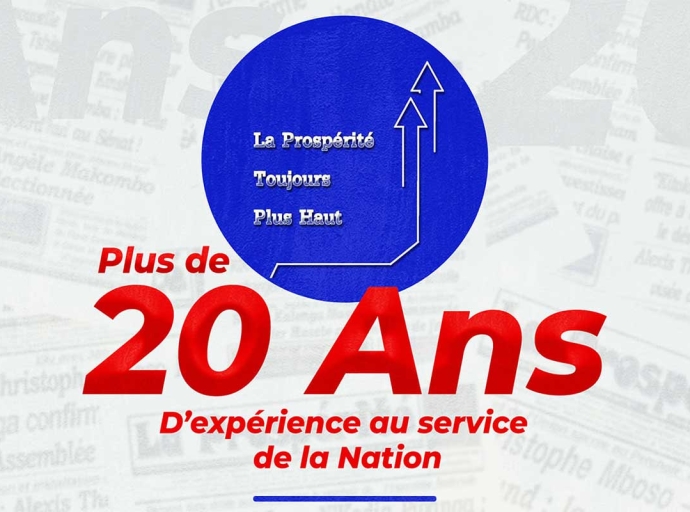 Le Journal La Prospérité à Kinshasa en quelques mots : plus de 20 ans d'expérience au service de la Nation et des congolais partout dans le monde.