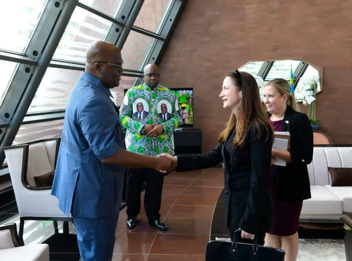 USA : Félix Tshisekedi a reçu une émissaire de Biden à Kinshasa