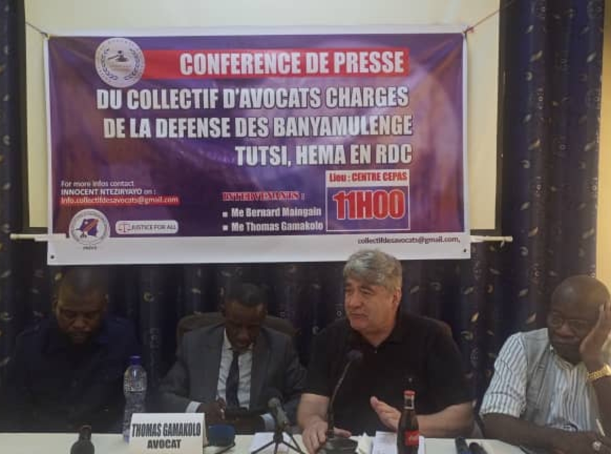 Ségrégation ‘’faciale’’  contre les Banyamulenge, les Tutsis et les Hemas : Les Avocats de la Partie Civile pour leur défense s’insurgent contre cette pratique qui prévaut depuis belle lurette en RDC