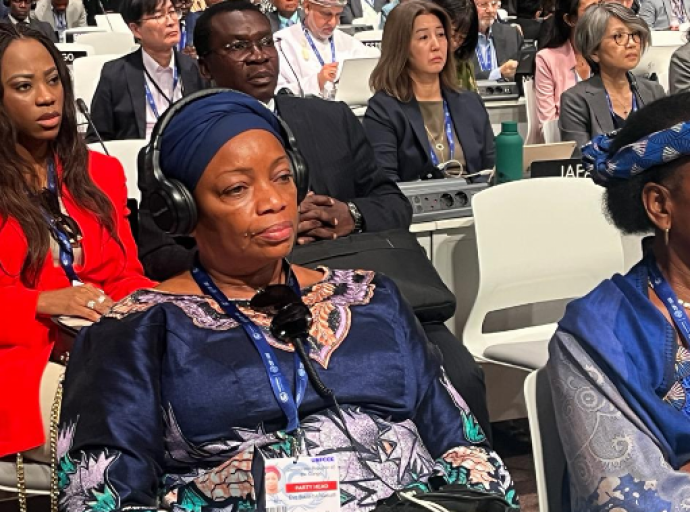 COP28 : Eve Bazaïba rassure la création des fonds de la riposte au changement climatique
