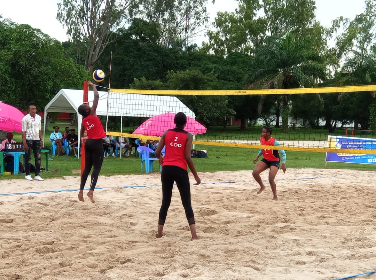 Beach-volley : la RDC qualifiée pour les Jeux Africains d’Accra 2024