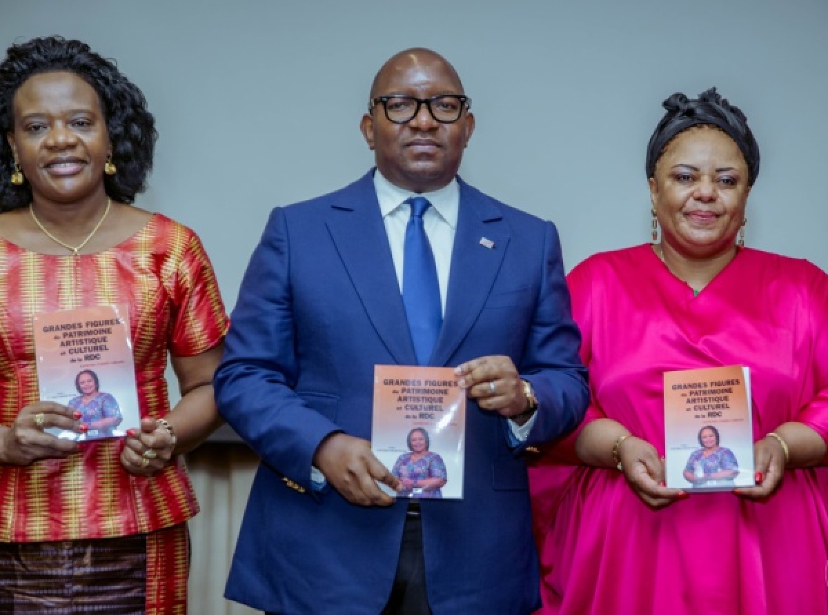 Œuvre scientifique de la Ministre Catherine Kathungu, Le livre «Grandes figures du patrimoine artistique et culturel de la RDC» porté sur les fonts baptismaux par le Premier Ministre Sama Lukonde 