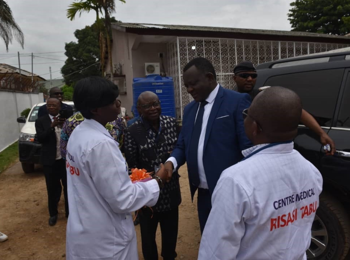 OCC : le Dr Etienne Tshimanga Mutombo inspecte tous les postes et sections de Matadi
