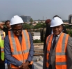 Kinshasa : Dieudonné Kamuleta inspecte le chantier du bâtiment annexe du siège de la Cour constitutionnelle