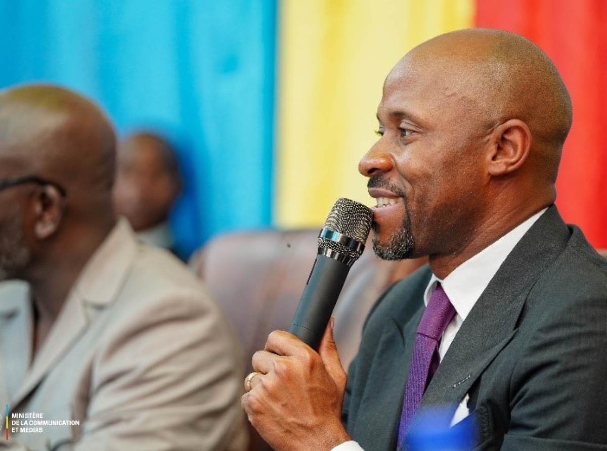 Importance du journalisme et de la liberté d'expression dans le contexte de la crise environnementale mondiale actuelle , RDC : Patrick Muyaya à la clôture des activités de la journée mondiale de la liberté de la presse à l’UNISIC