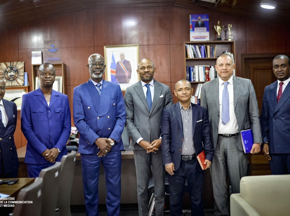 RDC : Patrick Muyaya et une délégation de la SNEL et de la Régideso plantent le décor