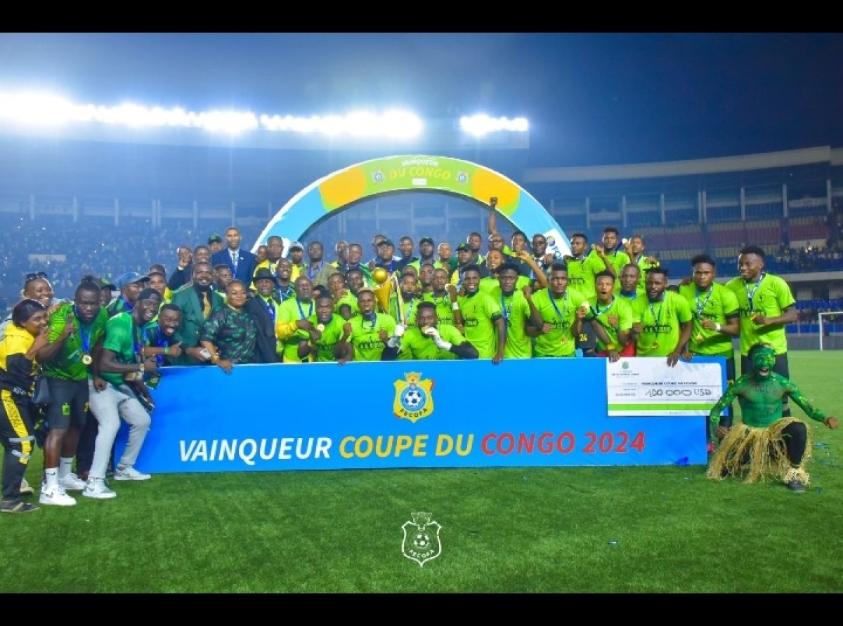 Coupe du Congo: V. Club soulève le trophée en battant Céleste FC en finale 1-0